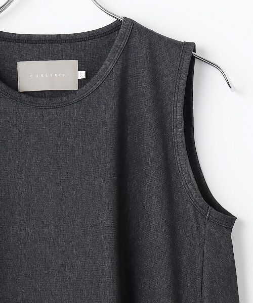 maison de F / メゾンドエフ ロング・マキシ丈ワンピース | T/C TRICOT SLEEVELESS DRESS | 詳細3