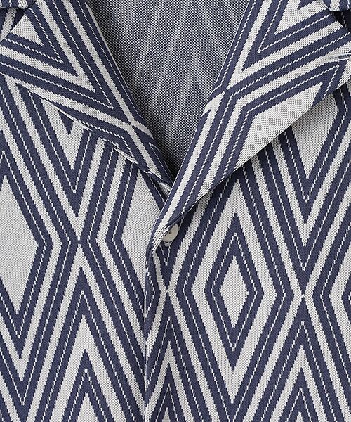 maison de F / メゾンドエフ シャツ・ブラウス | TRIBAL ARGYLE SHIRT JACKET | 詳細5