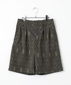 maison de F / メゾンドエフ ショート・ハーフ・半端丈パンツ | TRIBAL ARGYLE SHORTS