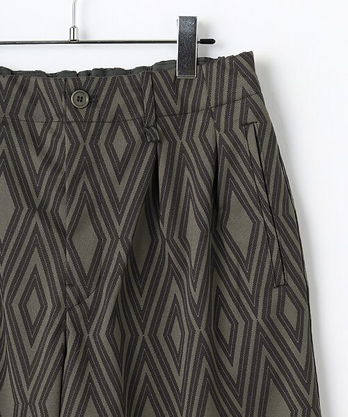 maison de F / メゾンドエフ ショート・ハーフ・半端丈パンツ | TRIBAL ARGYLE SHORTS | 詳細2