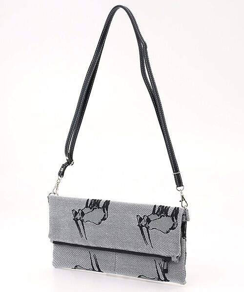 maison de F / メゾンドエフ ショルダーバッグ | Flip bag Classic / Goats（グレー）