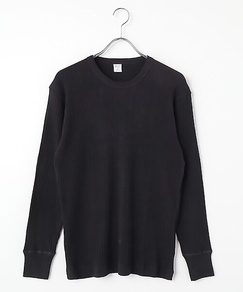 maison de F / メゾンドエフ カットソー | LUCERTOLA クルーネック　ベーシックフィット　ロングスリーブ　カットソー（nero）