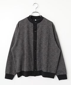 maison de F / メゾンドエフ 未設定 | コットンウールジャージー　クルーネックカーディガン