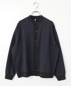 maison de F / メゾンドエフ 未設定 | コットンウールジャージー　クルーネックカーディガン