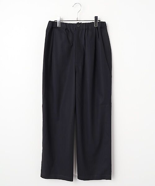 maison de F / メゾンドエフ その他パンツ | Cotton twill easy pants（PT06263）（INK BLACK）