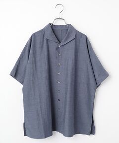 maison de F / メゾンドエフ シャツ・ブラウス | コットンキュプラリネン　イタリアンカラーシャツ