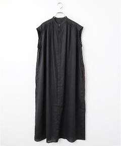 maison de F / メゾンドエフ ロング・マキシ丈ワンピース | フレンチリネン　スリーブレスワンピース
