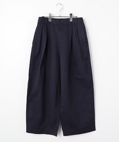 maison de F / メゾンドエフ その他パンツ | 綿麻ツイル　タックワイドパンツ