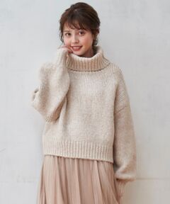 MAJESTIC LEGON / マジェスティックレゴン ニット・セーター | ニュアンスカラータートルニット