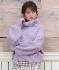 MAJESTIC LEGON / マジェスティックレゴン ニット・セーター | ニュアンスカラータートルニット