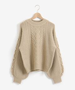 MAJESTIC LEGON / マジェスティックレゴン ニット・セーター | ラメケーブルニット