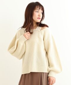 MAJESTIC LEGON / マジェスティックレゴン ニット・セーター | ワンショル畦ニット