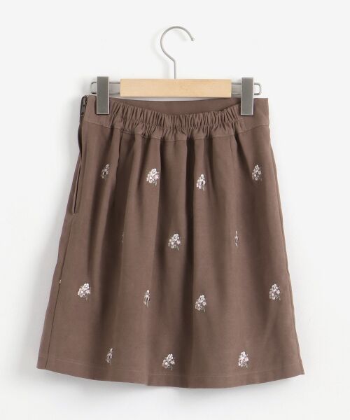 MAJESTIC LEGON / マジェスティックレゴン ミニ・ひざ丈スカート | エンブロイダリースカート | 詳細1