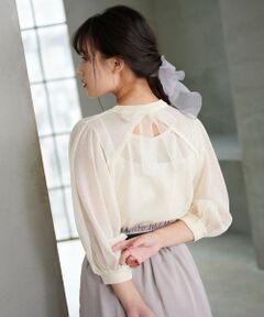 MAJESTIC LEGON / マジェスティックレゴン ニット・セーター | バックオープンシアーニット