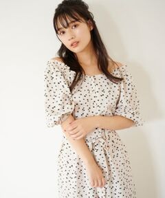 MAJESTIC LEGON / マジェスティックレゴン サロペット・オールインワン | レトロフラワーオールインワン