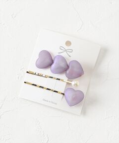 MAJESTIC LEGON / マジェスティックレゴン ヘアピン | ハートストーンピンSET