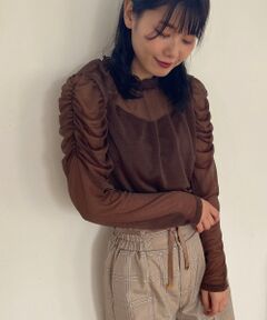 MAJESTIC LEGON / マジェスティックレゴン カットソー | ラメシアーホイップトップス