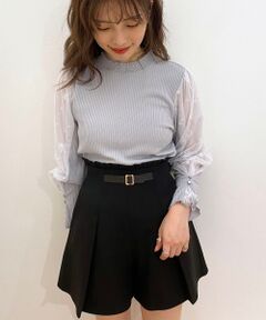 MAJESTIC LEGON / マジェスティックレゴン カットソー | スフレフラワーリブトップス