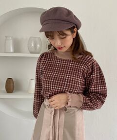 MAJESTIC LEGON / マジェスティックレゴン ニット・セーター | チェックパターンニット