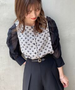 MAJESTIC LEGON / マジェスティックレゴン シャツ・ブラウス | パワショルフラワーブラウス