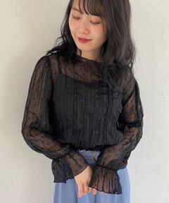 MAJESTIC LEGON / マジェスティックレゴン シャツ・ブラウス | しゅわしゅわドットブラウス