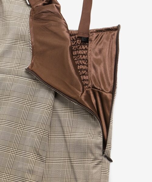 MAJESTIC LEGON / マジェスティックレゴン ロング・マキシ丈ワンピース | レトロチェックキャミワンピース | 詳細11