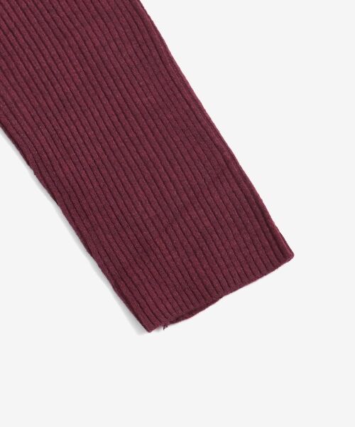 MAJESTIC LEGON / マジェスティックレゴン ロング・マキシ丈ワンピース | パフスリーブロングニットワンピース | 詳細25