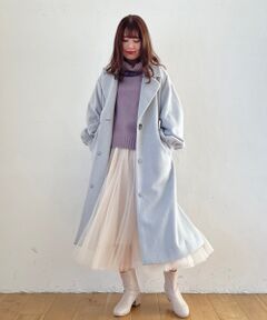 MAJESTIC LEGON / マジェスティックレゴン その他アウター | ニュアンスチェックガウンコート