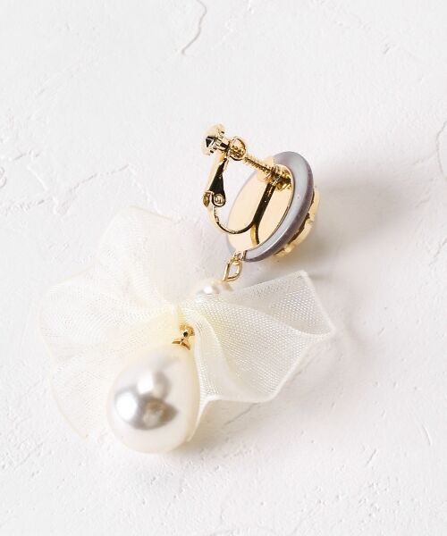 MAJESTIC LEGON / マジェスティックレゴン ピアス・イヤリング | シアーリボンイヤリング | 詳細2