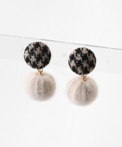 MAJESTIC LEGON / マジェスティックレゴン ピアス・イヤリング | 千鳥×ポンポンイヤリング