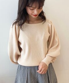 MAJESTIC LEGON / マジェスティックレゴン ニット・セーター | スクエアネックパワショルニット