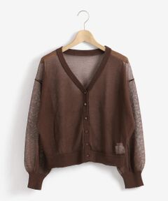 MAJESTIC LEGON / マジェスティックレゴン カーディガン・ボレロ | シアーカーディガン