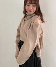 MAJESTIC LEGON / マジェスティックレゴン ニット・セーター | アシンメトリー2wayニット