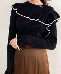 MAJESTIC LEGON / マジェスティックレゴン ニット・セーター | ガーリーフリルニット