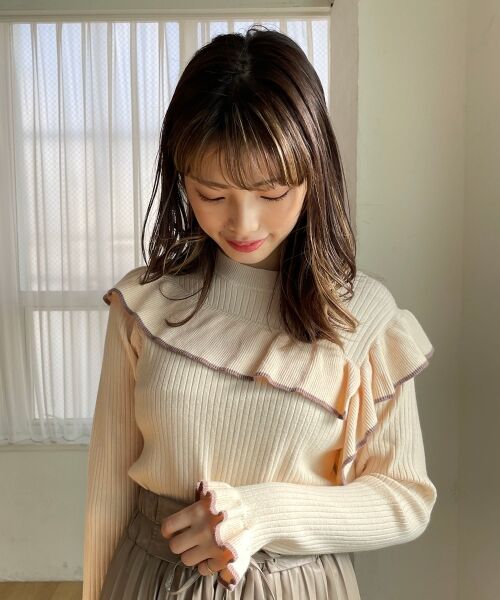 MAJESTIC LEGON / マジェスティックレゴン ニット・セーター | ガーリーフリルニット | 詳細4