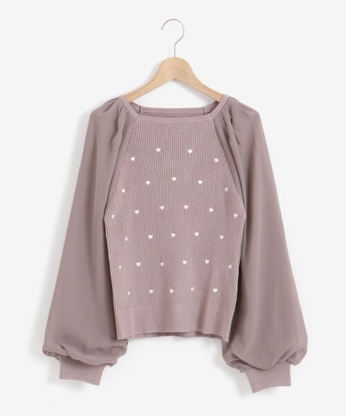 MAJESTIC LEGON / マジェスティックレゴン ニット・セーター | アソート刺繍スクエアニット | 詳細18