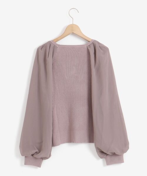 MAJESTIC LEGON / マジェスティックレゴン ニット・セーター | アソート刺繍スクエアニット | 詳細21