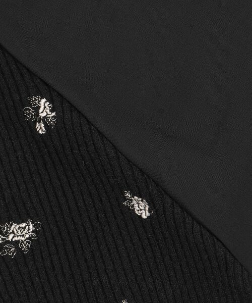 MAJESTIC LEGON / マジェスティックレゴン ニット・セーター | アソート刺繍スクエアニット | 詳細28