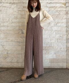 MAJESTIC LEGON / マジェスティックレゴン サロペット・オールインワン | プリーツキャミコンビネゾン