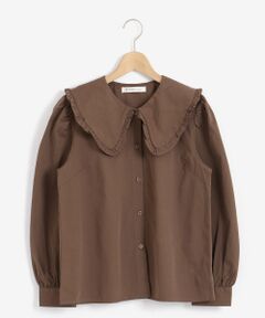 MAJESTIC LEGON / マジェスティックレゴン シャツ・ブラウス | フリルカラーブラウス