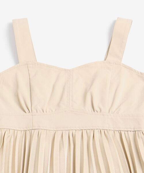 MAJESTIC LEGON / マジェスティックレゴン ロング・マキシ丈ワンピース | サテンプリーツコンビワンピ | 詳細15