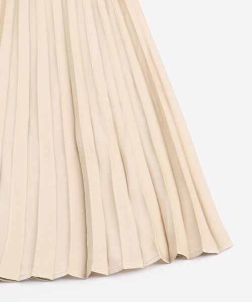 MAJESTIC LEGON / マジェスティックレゴン ロング・マキシ丈ワンピース | サテンプリーツコンビワンピ | 詳細17
