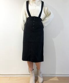 MAJESTIC LEGON / マジェスティックレゴン ミニ・ひざ丈スカート | バックリボンサス付Iラインスカート