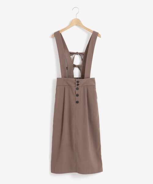 MAJESTIC LEGON / マジェスティックレゴン ミニ・ひざ丈スカート | バックリボンサス付Iラインスカート | 詳細11