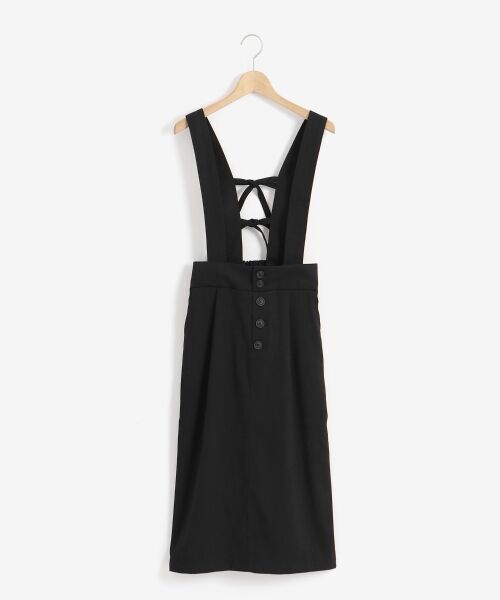 MAJESTIC LEGON / マジェスティックレゴン ミニ・ひざ丈スカート | バックリボンサス付Iラインスカート | 詳細8