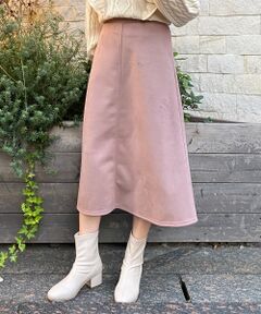 MAJESTIC LEGON / マジェスティックレゴン ロング・マキシ丈スカート | フェイクスウェードフレアスカート