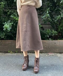 MAJESTIC LEGON / マジェスティックレゴン ロング・マキシ丈スカート | フェイクスウェードフレアスカート