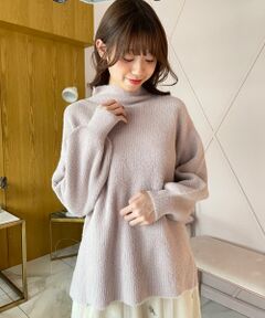 MAJESTIC LEGON / マジェスティックレゴン ニット・セーター | サイドスリットシャギーチュニック