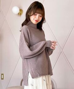 MAJESTIC LEGON / マジェスティックレゴン ニット・セーター | サイドスリットシャギーチュニック