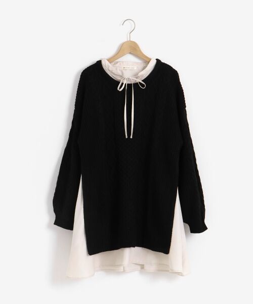 MAJESTIC LEGON / マジェスティックレゴン ミニ丈・ひざ丈ワンピース | ニットセットミニワンピース | 詳細11